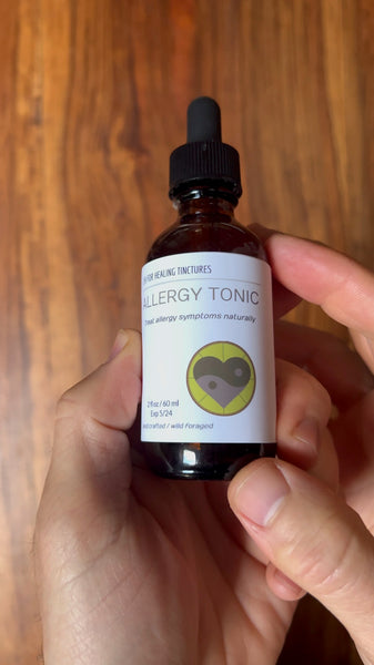 Allergy tonic herbal tincture