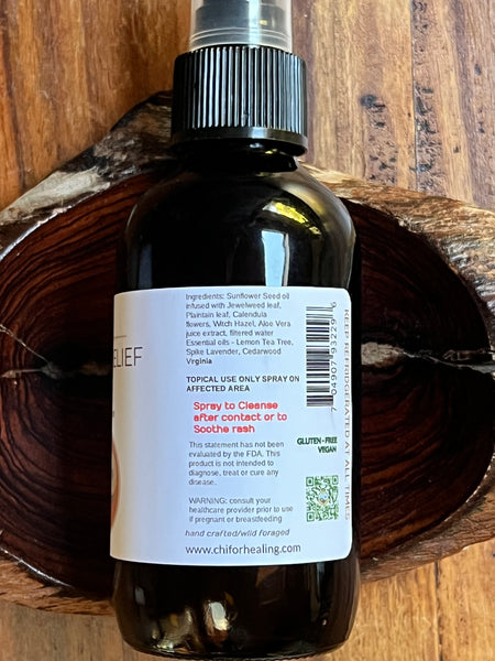 Poison Ivy relief spray-herbal remedy