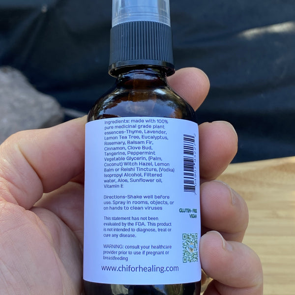 Anti-viral hand sanitizer - Chi for Healing