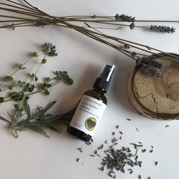 bug away spray, aromatherapy, insect repellant, tick deterrant, - Chi for Healing
