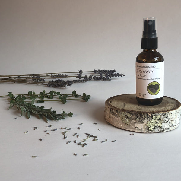 bug away spray, aromatherapy, insect repellant, tick deterrant, - Chi for Healing