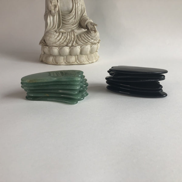 JADE- GUASHA TOOL - Chi for Healing