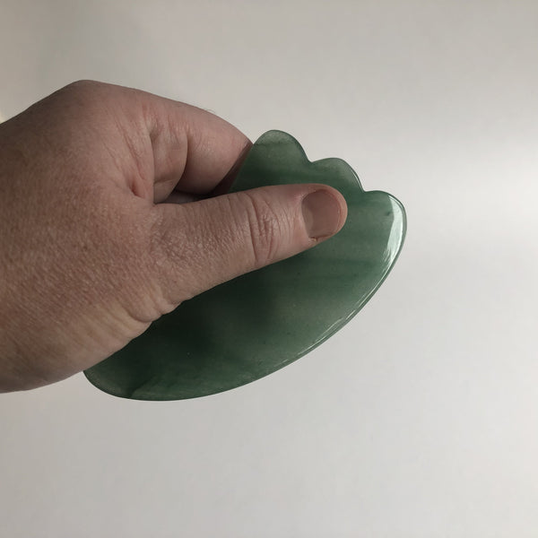 JADE- GUASHA TOOL - Chi for Healing