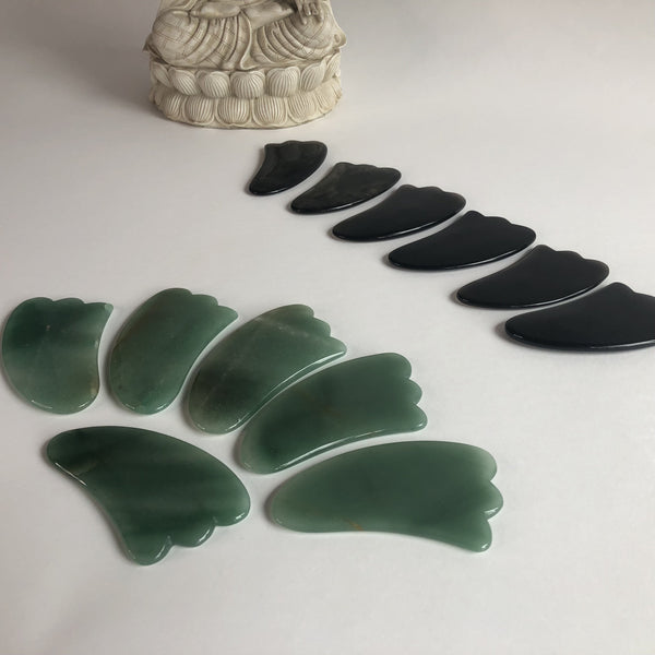 JADE- GUASHA TOOL - Chi for Healing