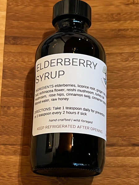 Elderberry Syrup with Medicinal Herbs and Mushrooms
