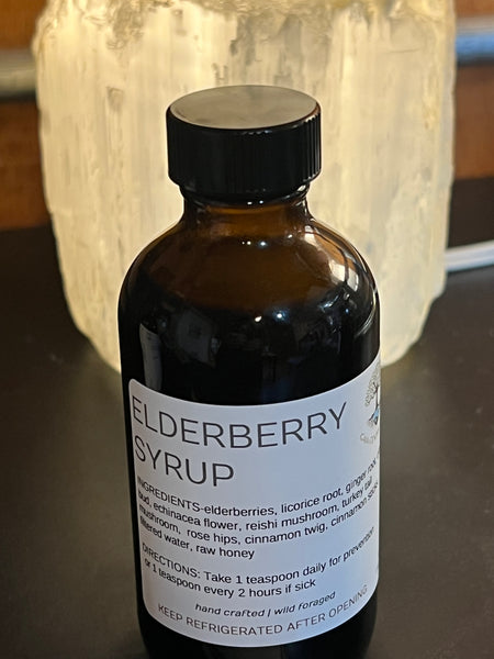 Elderberry Syrup with Medicinal Herbs and Mushrooms